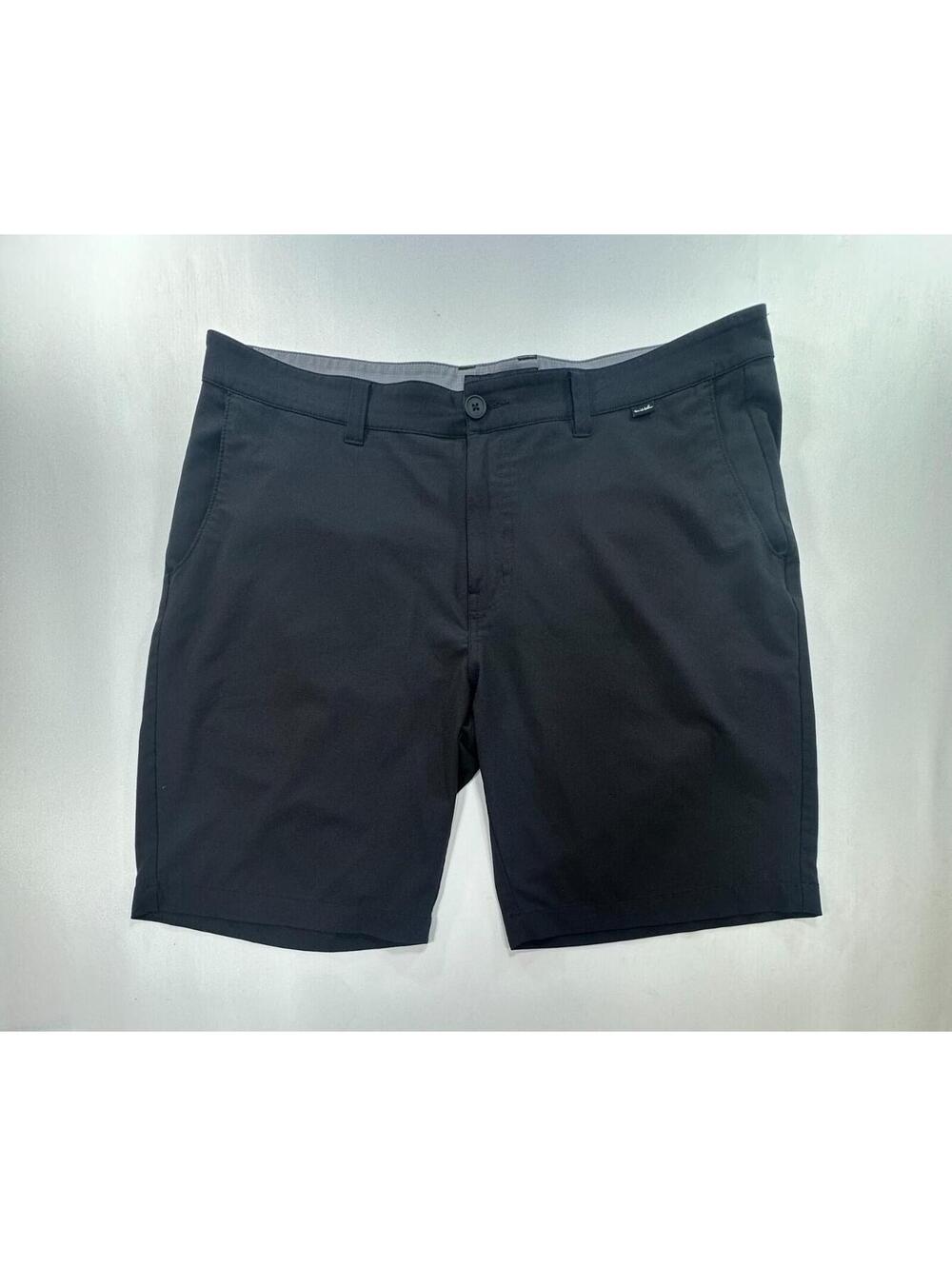 Travis Mathew Flat Front Athletic Chino Shorts Black Mens 38